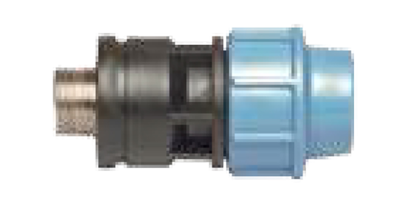 Муфта із латунним зовнішнім різьбленням 40x1 1/4`, 16 PN, поліпропілен/латунь